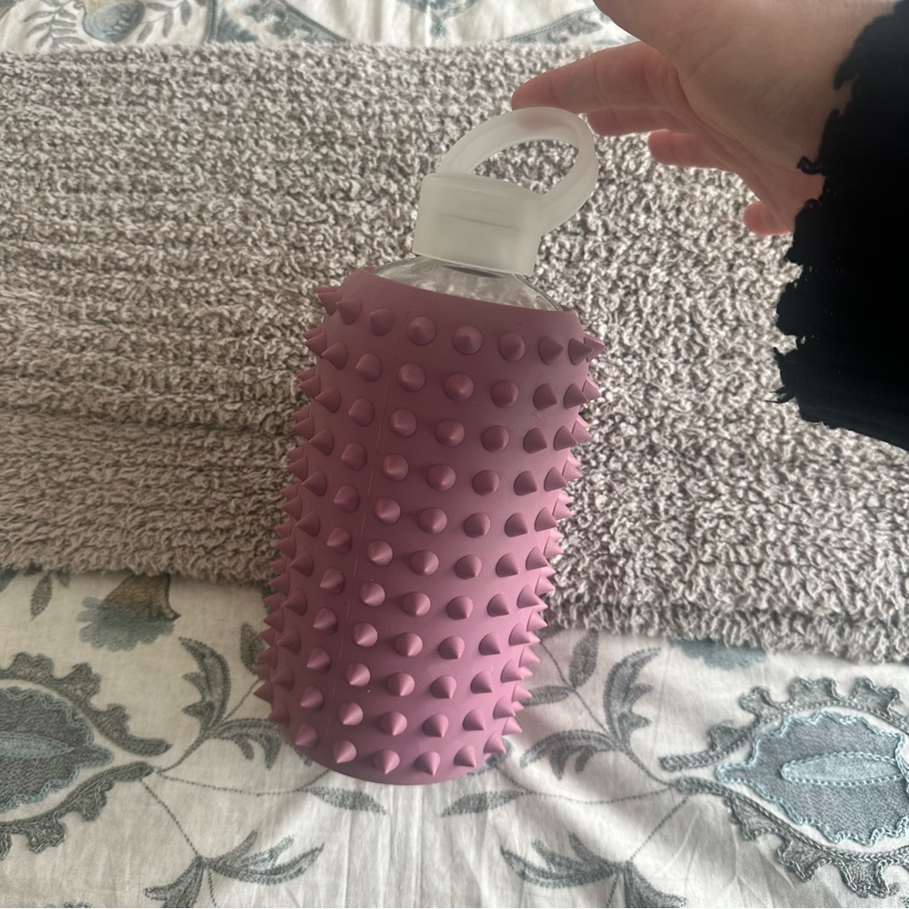 BKR Pink Spiked Water Bottle